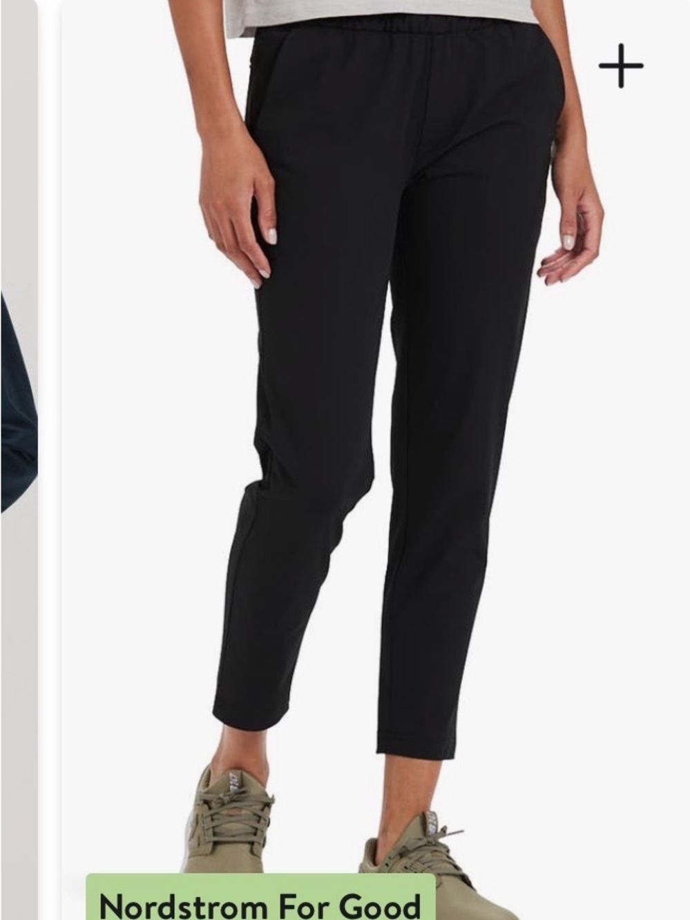 Vuori miles ankle pant Xl Black Cropped